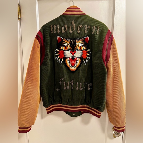 Gucci - Men’s Modern Future corduroy varsity jacket. - Picture 2 of 2
